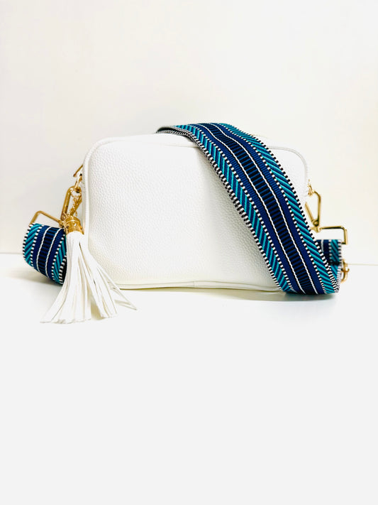 Crossbody Box Bag - White